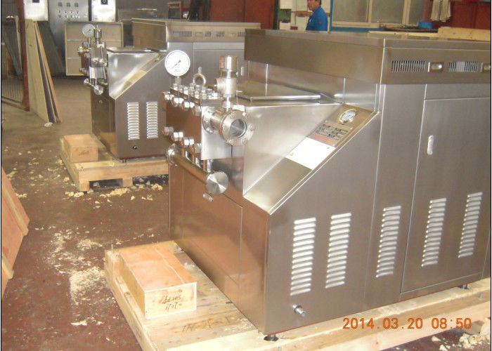 Barra del l./h 250 de la máquina 4000 de la homogeneización del pasteurizador de la leche de la eficacia alta