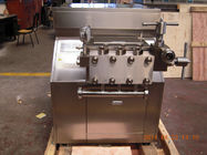 Máquina de dos fases eléctrica industrial 3000L/H del homogeneizador de la leche de la caja de engranajes 22 kilovatios