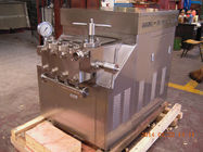 Máquina de dos fases eléctrica industrial 3000L/H del homogeneizador de la leche de la caja de engranajes 22 kilovatios
